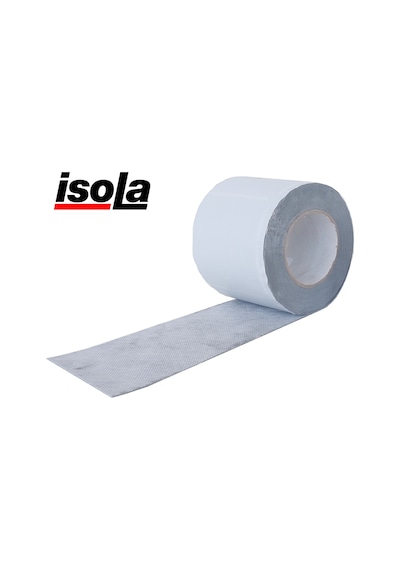 İsola 10cmx10m Kendinden Yapışkan Butil Tekstil Armür Bant Pah Köşe Derz Su Yalıtımı İzolasyon Bandı