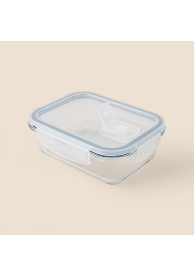 Kitchen Olea Cam Saklama Kabı - Şeffaf - 640 Ml Çok Renkli
