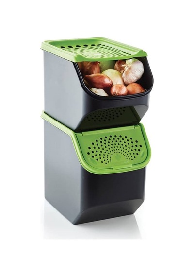 Tupperware Kiler Midi 3 Litre Yeşil Patates Soğan Saklama Kabı As N1142096 Çok Renkli