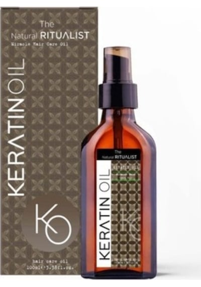 The Natural Ritualist Aşırı Yıpranmış Saçlar için Keratin Bakım Yağı 100 ML
