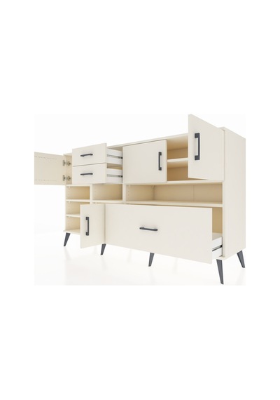 Kronos Konsol 7 Raflı 3 Çekmeceli 4 Kapaklı 176x59x99 Aytaşı-ayta Aytaşı-aytaşı