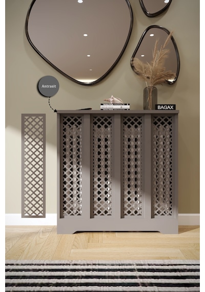 Dekoratif Petek Dolabı Kalorifer Peteği Kapatma Ünitesi Modern Tasarım İç Ölçü 76 Cm Dış Ölçü 80 Cm Petek 76 Antrasit D3 Dekoratif Petek Dolabı Kalorifer Peteği Kapatma Ünitesi Modern Tasarım İç Ölçü 76 Cm Dış Ölçü 80 Cm Petek 76 Antrasit D3