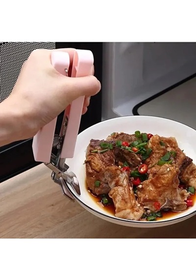 Pratik Sıcak Yemek Kase Tutucu Tava Tepsi Maşa Kolu Tutucu Tepsi Ve Tava Tutacağı Plastik Çok Renk