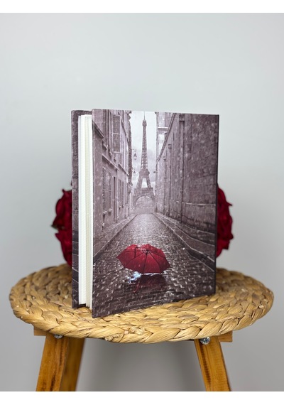 Rabsev Fotoğraf Albümü 10x15cm 200 Fotoğraf Kapasiteli Renkli Şemsiye Desenli Anı Albümü