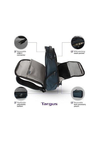 Targus Heritageluxe 15-16" Backpack - Blue - Tartbb65602gl Mavi