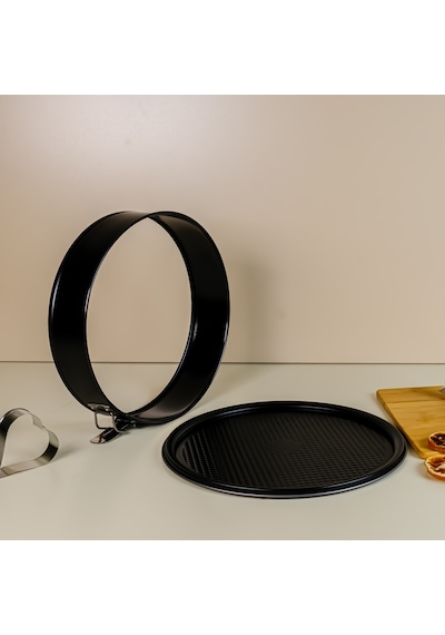 Guardini Kelepçeli Kek Kalıbı Siyah 28 Cm