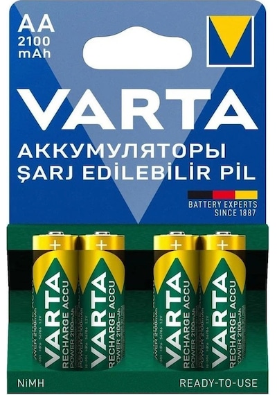 Varta 2100mah Aa Şarj Edilebilir Pil 4'lü Paket
