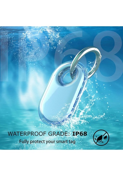 Transparent-keychain Samsung Galaxy Smarttag 2 İle Uyumlu Kılıf Hafif Ve Şeffaf Tasarım Smart Tag 2 Kilif Sinyal Kaybı Olmayan Çizilmeye Karşı Koruyucu Smart Tag 2 Kılıfı Şeffaf-siyah
