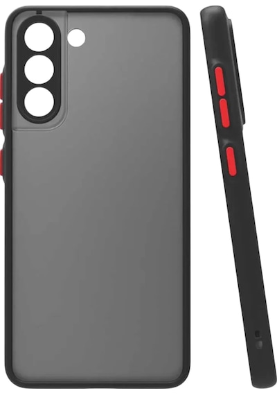 Newface Samsung Galaxy S21 Fe Kılıf Montreal Silikon Kapak - Siyah