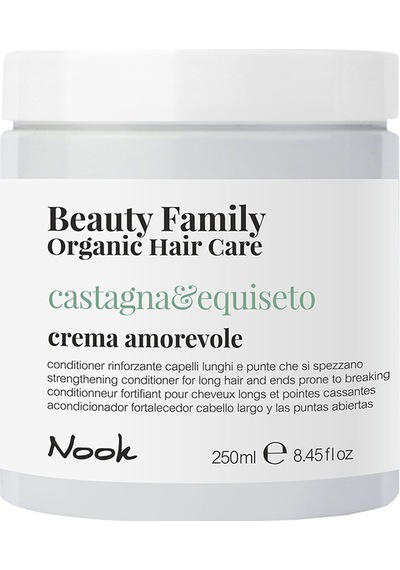 Nook Beauty Family Uzun Saçlar Için Kestane Atkuyruğu Özlü Kırılma Karşıtı Güçlendirici Saç Kremi 250 ML