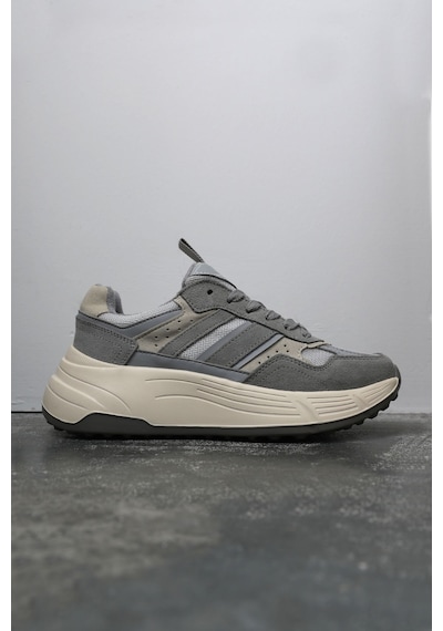 Lufian Martına Kadın Sneaker Ayakkabı Gri Gri 122230033100150 Gri