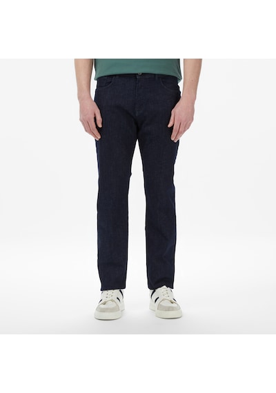 Nautica Erkek Lacivert Tapered Denim Pantolon Düz 2p6503t Lacivert