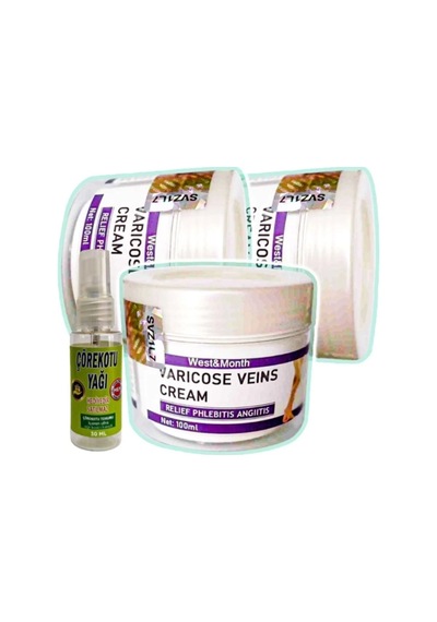 Süper West & Month Varcse Vnis Bakım Kremi 100 Ml X 3 Adet + Çörek Otu Yağı 30 Ml