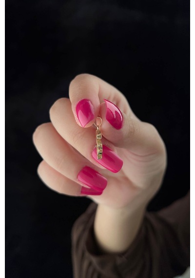 Fiyonk Kuyumculuk 14 Ayar Altın Mini Shine Kolye Ucu Ş Harfi 001