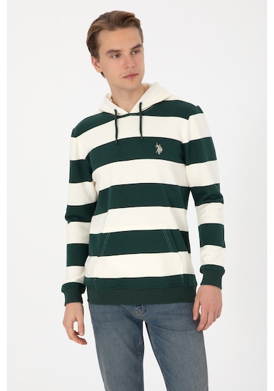 U.s. Polo Assn. Erkek Koyu Yeşil Sweatshirt 50316366-vr079 Koyu Yesıl