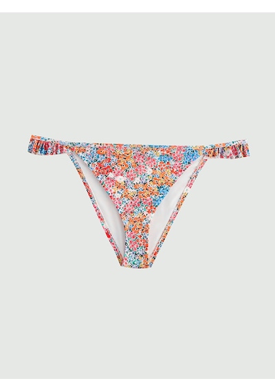 Lcw Dream Karışık Uv Korumalı Desenli Kadın Brazilian Bikini Alt Çok Renkli