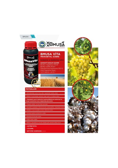 Bmusa Vita Mikrobiyal Gübre 1 Litre 1000 ML