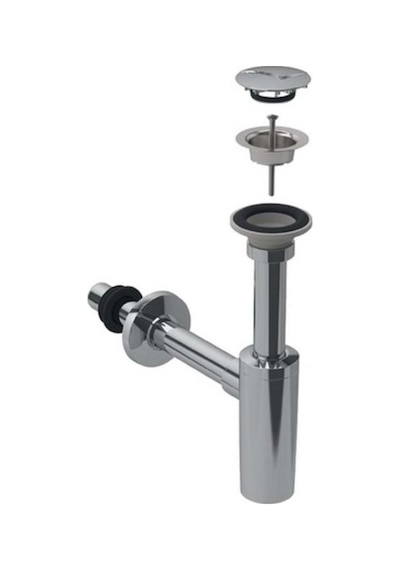 Geberit Lavabo Sifonu Seti T Tipi Parlak Krom 151.020.21.1 Krom