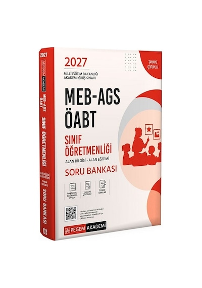 Pegem 2027 Öabt Meb-ags Sınıf Öğretmenliği Soru Bankası Çözümlü Pegem Akademi Yayınları