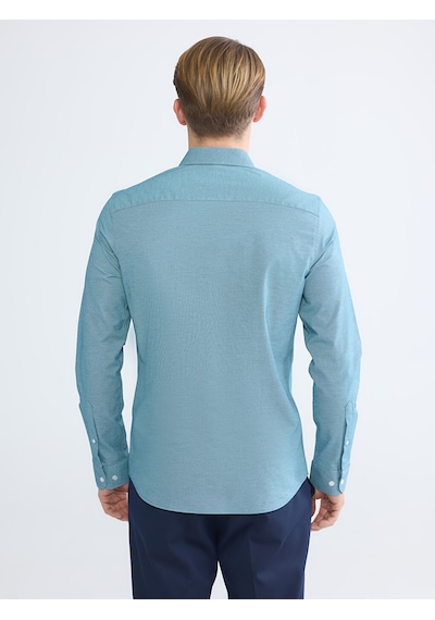 Lcw Busıness Yeşil Slim Fit Armürlü Erkek Gömlek Lcw Busıness Yeşil Slim Fit Armürlü Erkek Gömlek