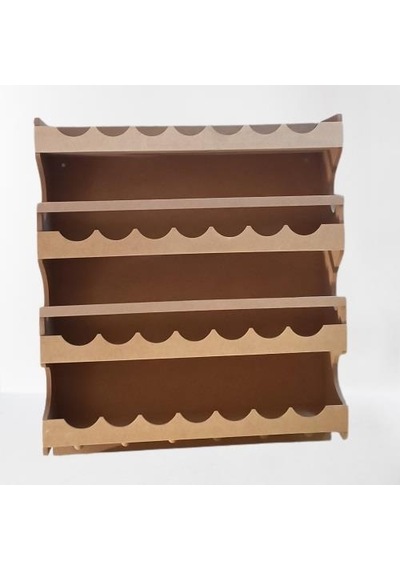 Hobi Dekoratif Rafterek Dolap Cnc Kesim Ahşap Mdf Ham Model El Yapım