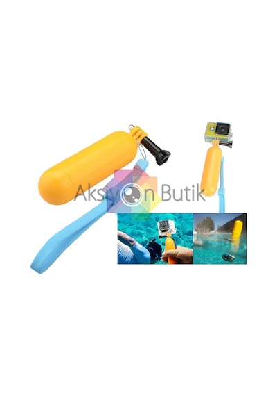 Sjcam.Xiaomi Yı.eken.gopro Uyumlu Şamandıra Sualtı Monopod Bobber Çok Renkli