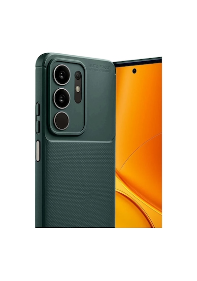Vivo Y29 4g Auto Focus Karbon Kapak - Koyu Yeşil -