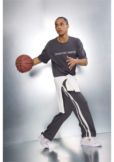 Defacto Nba Golden State Warrıors Standart Fıt Modal Jogger F9803ax26spar104 Antrasit-ar104