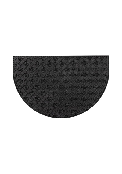 Step Yarım Ay Dış Kapı Paspası Siyah Pvc 45x70 462709, 45 X 70 Çok Renkli