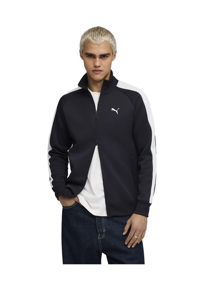 Puma T7 Always On Track Erkek Lacivert Günlük Stil Ceket 62958716 Mavi