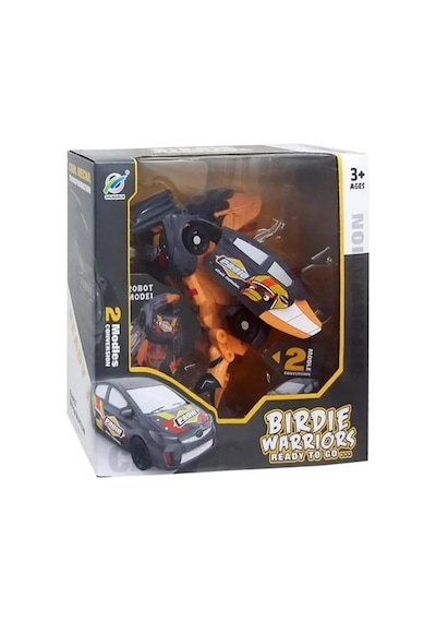 Ctoys Kuşa Dönüşebilen Araba Oyuncak 339-60 Siyah