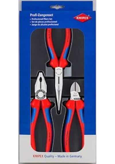 Knipex 002011 Kombine Pense Yan Keski Kargaburun Pense 3 Lü Set