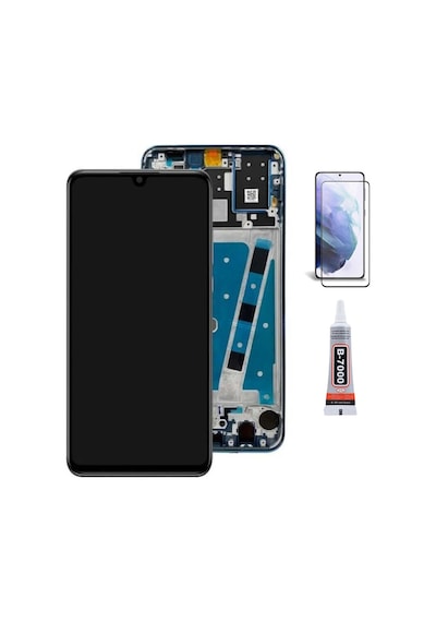 Huawei P30 Lite 48mp Çıtalı Siyah Uyumlu Ekran Lcd Dokunmatik B7000 15ml Yapıştırıcı Ve Kırılmaz Cam İle Beraber Yc