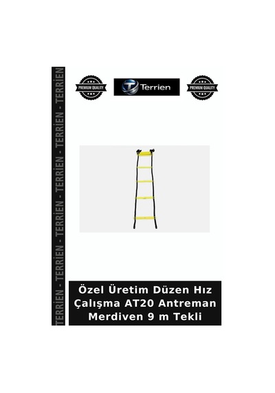 Özel Üretim Düzen Hız Çalışma At20 Antreman Merdiven 9 M Tekli Çok Renkli