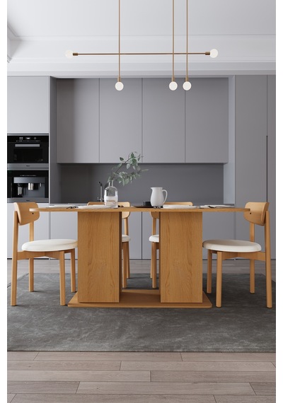 Modern Dolaplı 6 Kişilik Mutfak Yemek Masası Ve Sandalye %100 Mdf Mutfak Yemek Odası Masası Takımı Ymt06 Karına Modern Dolaplı 6 Kişilik Mutfak Yemek Masası Ve Sandalye %100 Mdf Mutfak Yemek Odası Masası Takımı Ymt06 Karına