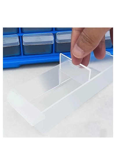 Asrın Super Bag Monoblok Çekmeceli Vida Boncuk Kutusu Organizer 26 Çekmece Vida Hobi Takım Çantası Sarı Asr6004 Monoblok