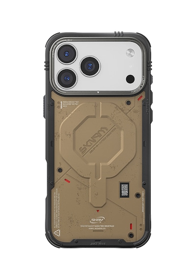 Apple Uyumlu iPhone 17 Pro Max  Kılıf M-safe Şarj Özellikli Airbag Tasarımlı Skinarma Vigor Kapak Kahvereng Kahverengi