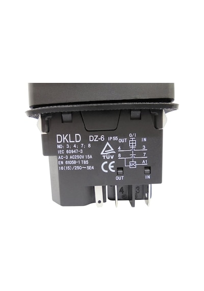 Dkld Dz-6 Gönye Kesme Şalteri 5 Pin 250 Volt Şalter Switch