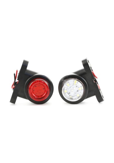 Ahmet Otomotiv 4'lü Paket 12 Ledli Mini Takoz Kırmızı Beyaz 12volt-24volt