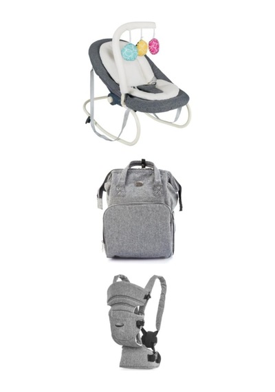 Tommybaby Premium 3'lü Set Çanta Kanguru Ev Tipi Ana Kucağı