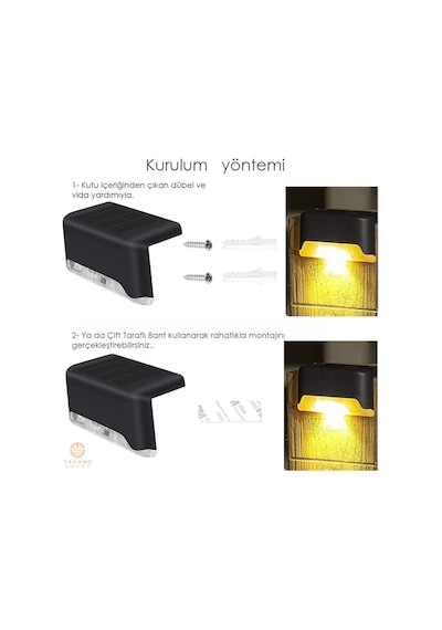 Technojet Solar Güneş Enerjili Şarj Edilen Köşebent Merdiven Vera (546888410)