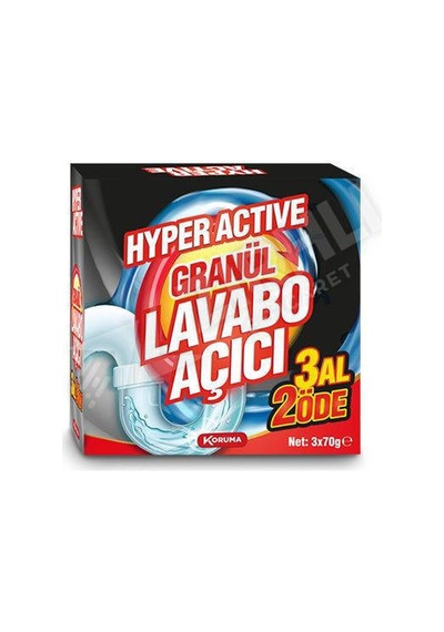 Koruma Hyper Active Lavabo Açıcı Granül 70 Gr Diğer