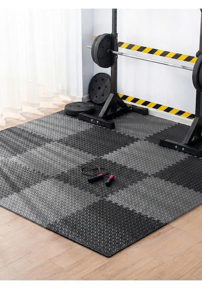 16 Parça 50x50 Puzzle Tatami 200x200 Kurlumlu Fitness Spor Yoga Pilates Matı Genel