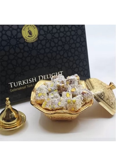 Altıncezve Çifte Kavrulmuş Antep Fıstıklı Hindistan Cevizli Lokum 200 G