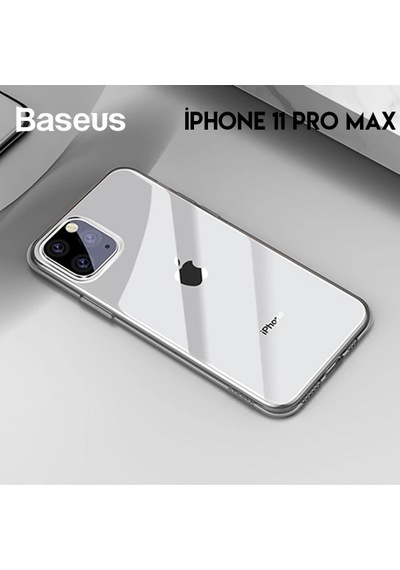 Baseus Simplicity Series Apple iPhone Uyumlu 11 Pro Max 6.5 Kılıf Şeffaf Gel Silikon Kılıf- 5775