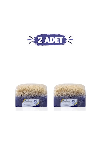 Dr.cleanıng - 238 - - Kabak Lıflı Lavanta Sabunu 100 Gr - 2 Adetlık - Shophnrl - Set Ürün Diğer