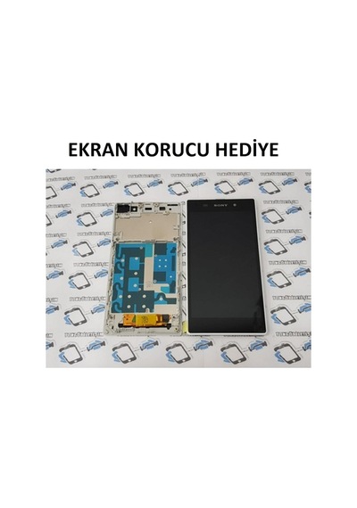 Sony Xperia Z1 Lcd Ekran Dokunmatik Beyaz (Çıtalı).