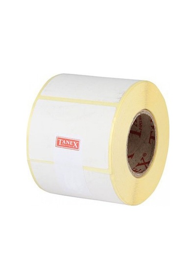 Tanex Eco Termal Barkod Etiket 25 MM 4 lü sıralı 20x40 4000'li