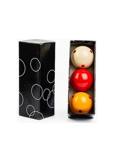 Ekonomik Benekli Bilardo 3 Top 61.5mm