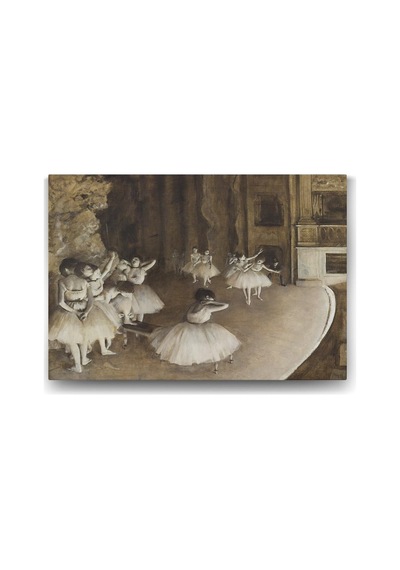 Degas - Ballet Rehearsal Tablosu - 125x80cm 7/8 Yaş